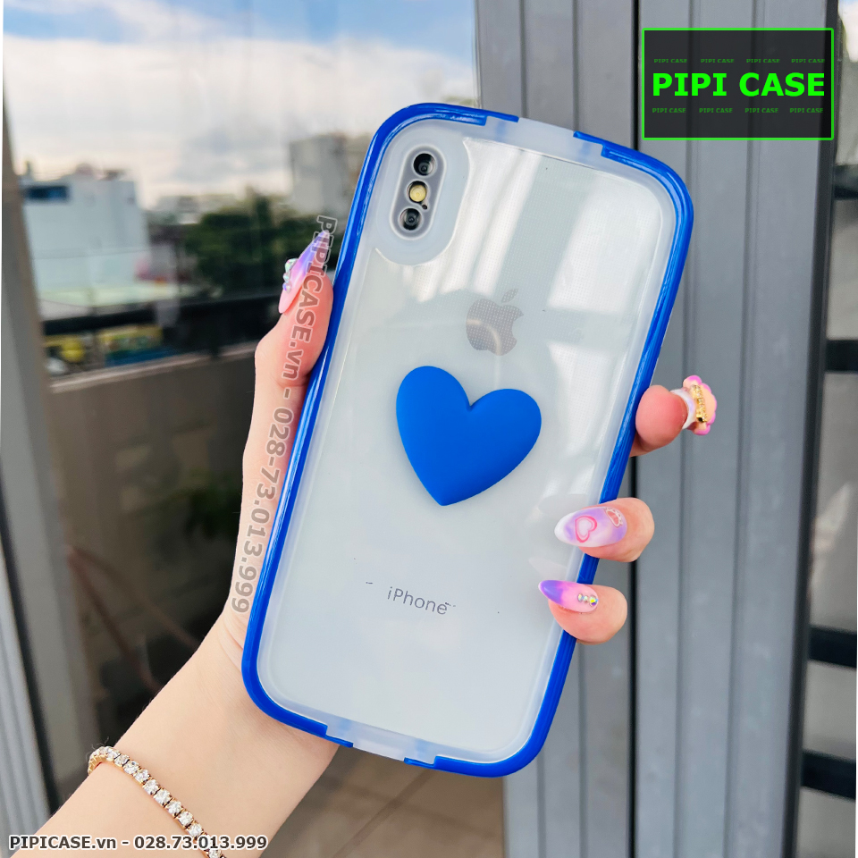 Ốp Lưng iPhone XS Max - Young Mi - Xanh Dương