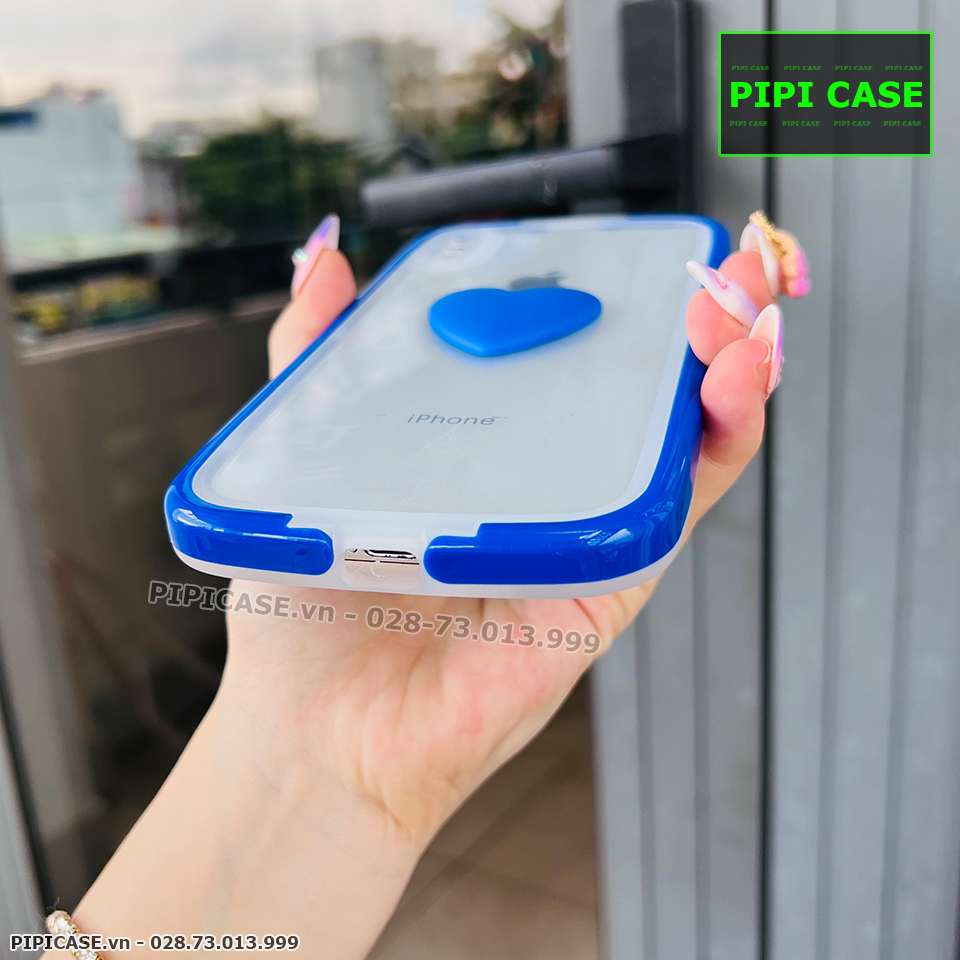 Ốp Lưng iPhone XS Max - Young Mi - Xanh Dương