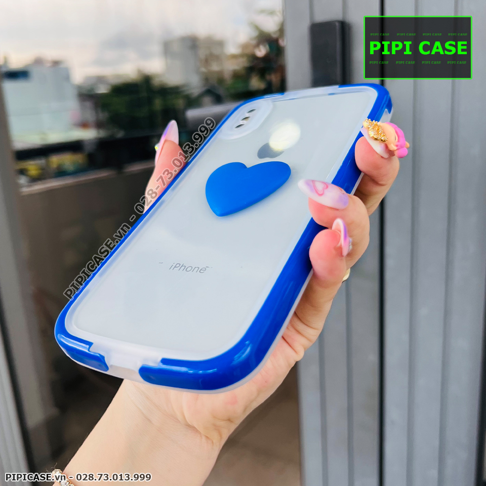 Ốp Lưng iPhone XS Max - Young Mi - Xanh Dương