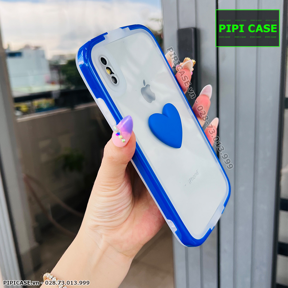 Ốp Lưng iPhone XS Max - Young Mi - Xanh Dương