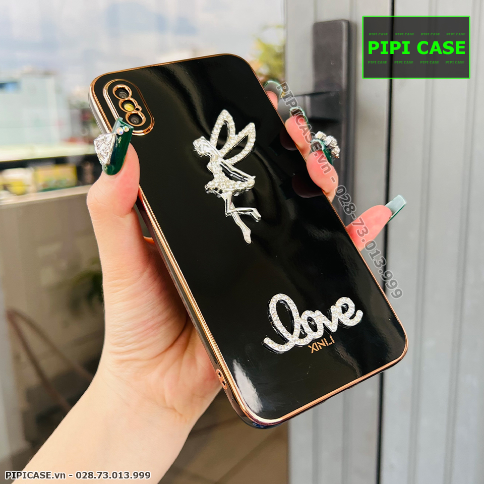 Ốp Lưng iPhone X / XS - Ellie - Đen
