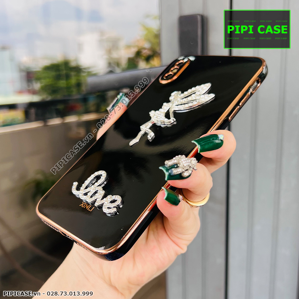 Ốp Lưng iPhone X / XS - Ellie - Đen