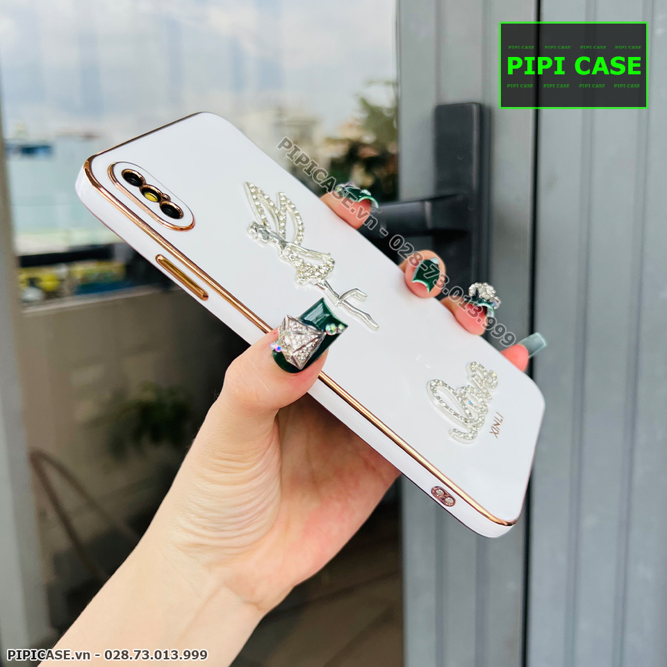 Ốp Lưng iPhone X / XS - Ellie - Trắng