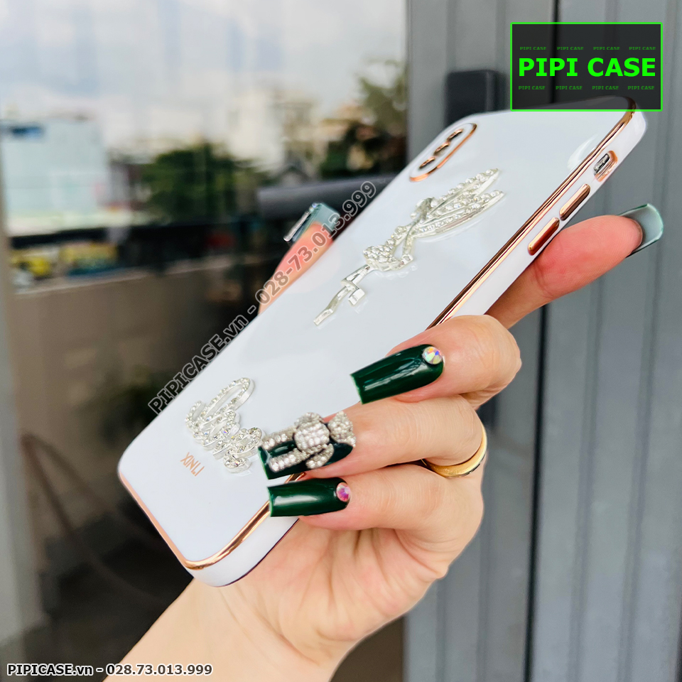 Ốp Lưng iPhone X / XS - Ellie - Trắng