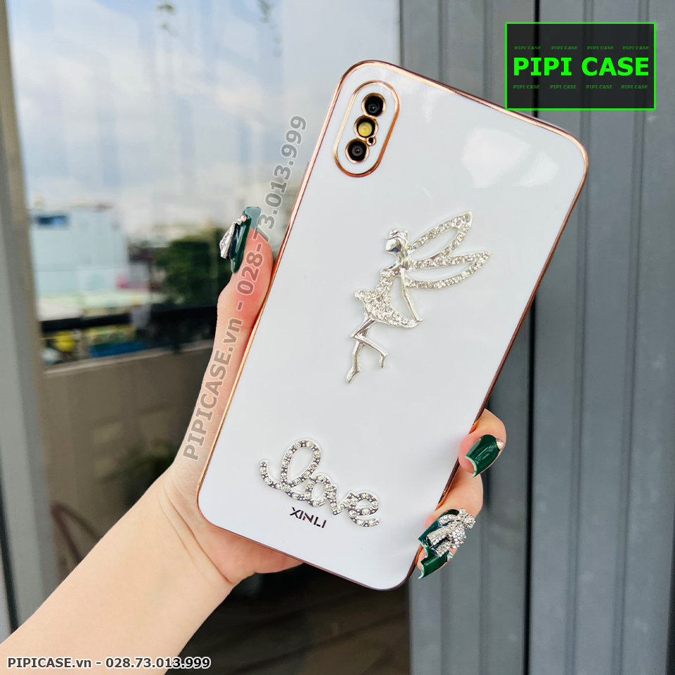 Ốp Lưng iPhone X / XS - Ellie - Trắng