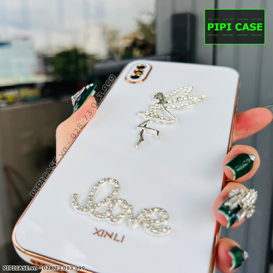 Ốp Lưng iPhone X / XS - Ellie - Trắng