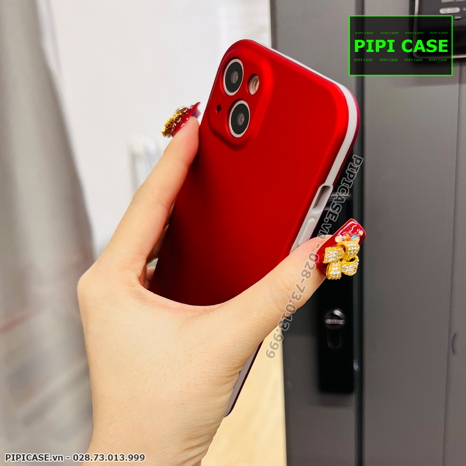 Ốp Lưng iPhone 13 - Design 360 - Đỏ