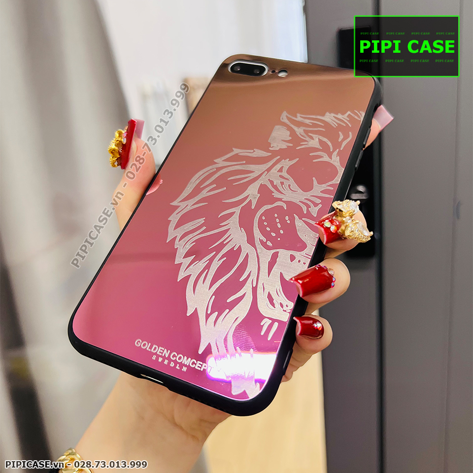 Ốp Lưng iPhone 7 Plus / 8 Plus - Golden Tiger - Hồng