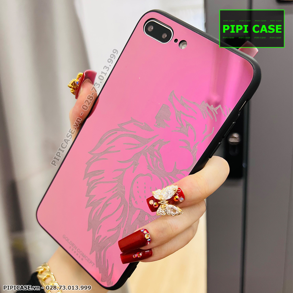 Ốp Lưng iPhone 7 Plus / 8 Plus - Golden Tiger - Hồng