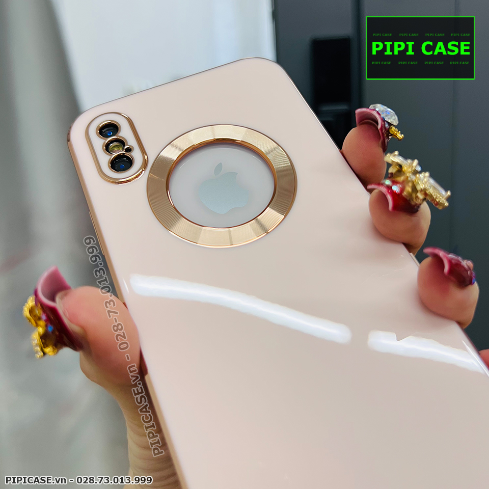 Ốp Lưng iPhone X / XS - Pandora - Vàng Hồng 1