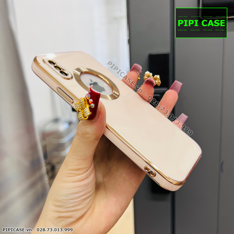 Ốp Lưng iPhone X / XS - Pandora - Vàng Hồng 1