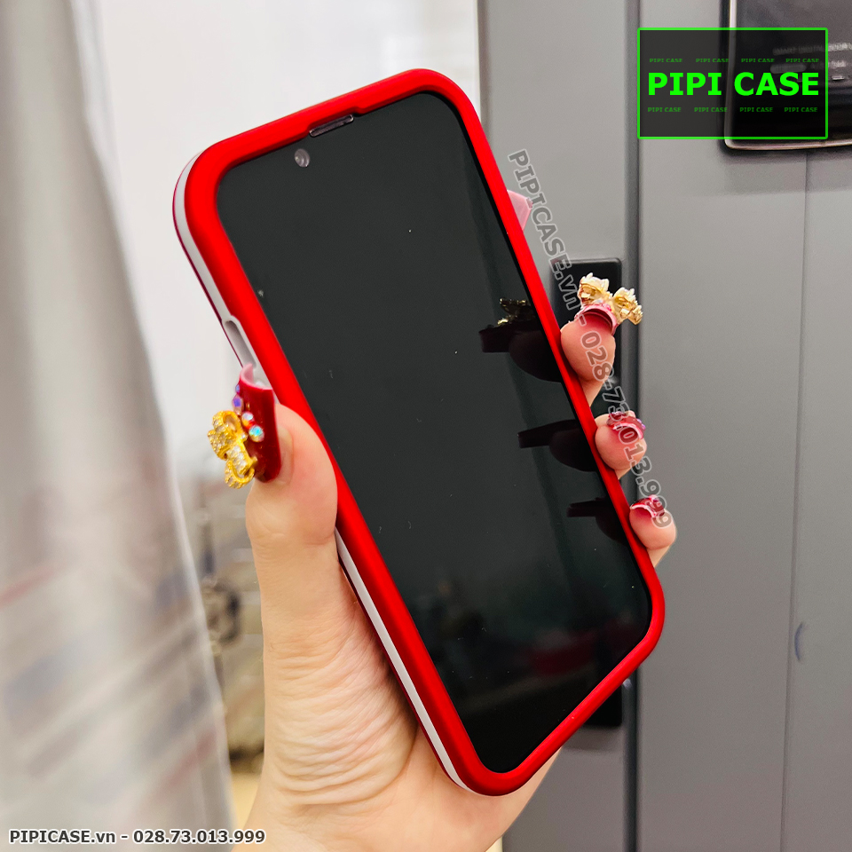 Ốp Lưng iPhone 13 - Design 360 - Đỏ