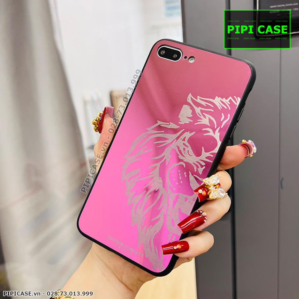Ốp Lưng iPhone 7 Plus / 8 Plus - Golden Tiger - Hồng