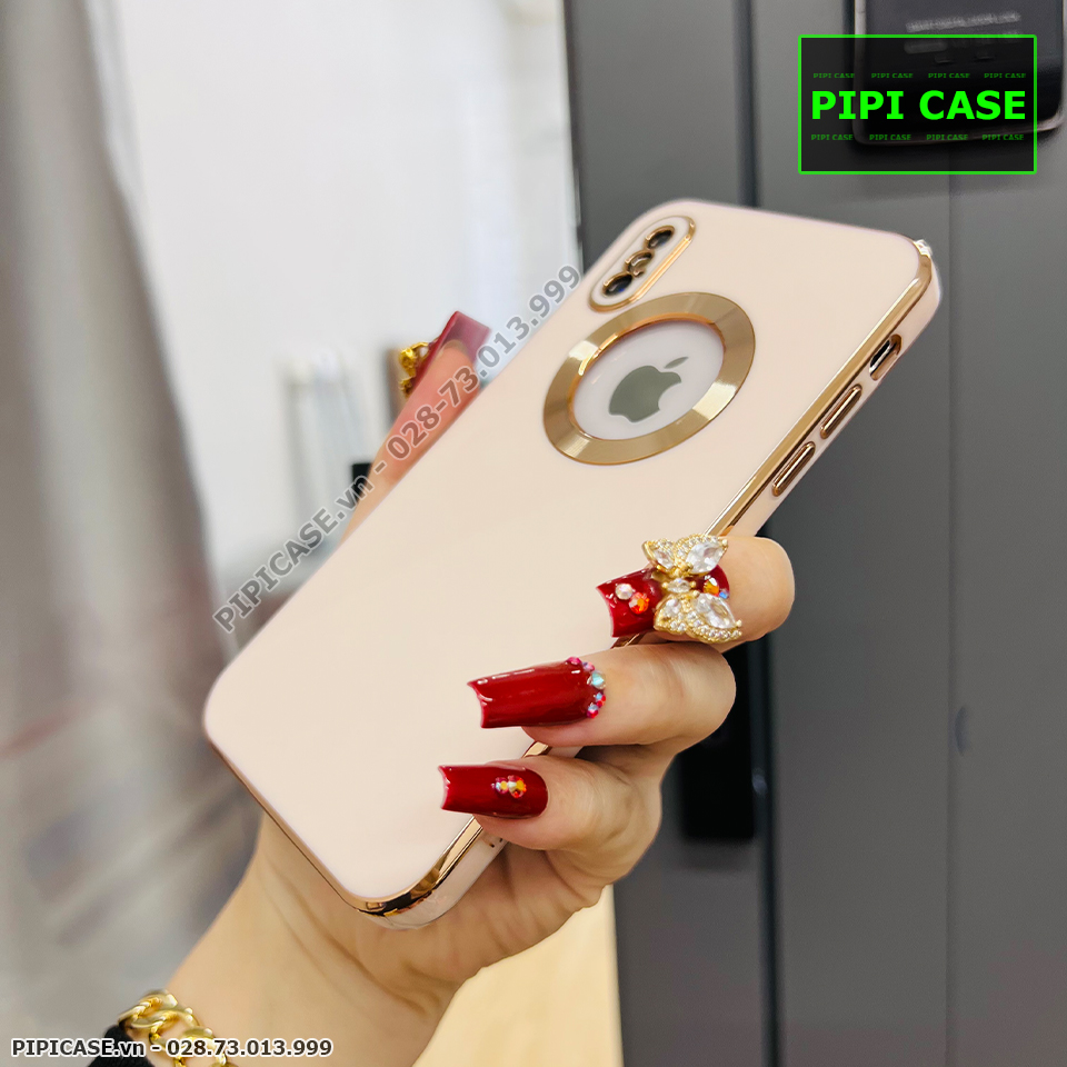 Ốp Lưng iPhone X / XS - Pandora - Vàng Hồng 1