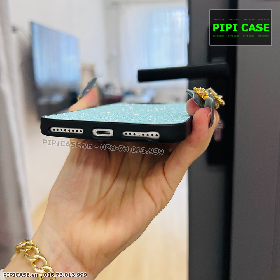 Ốp Lưng iPhone 8 Plus - NaNa - Xanh Ngọc