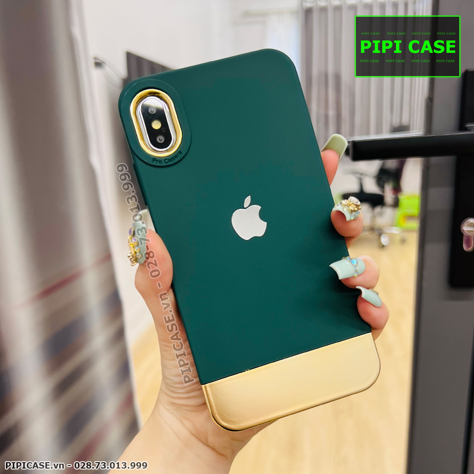 Ốp Lưng iPhone X / XS - Sunshine - Xanh Rêu