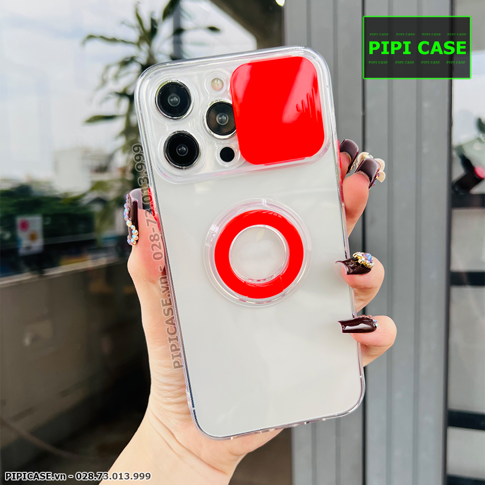 Ốp Lưng iPhone 14 Pro - Pink Bear - Đỏ
