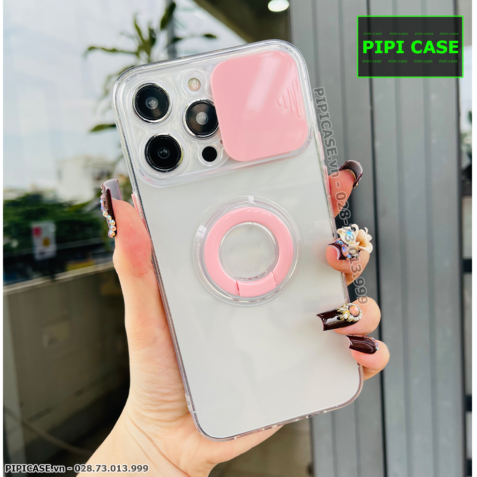 Ốp Lưng iPhone 14 Pro - Pink Bear - Hồng