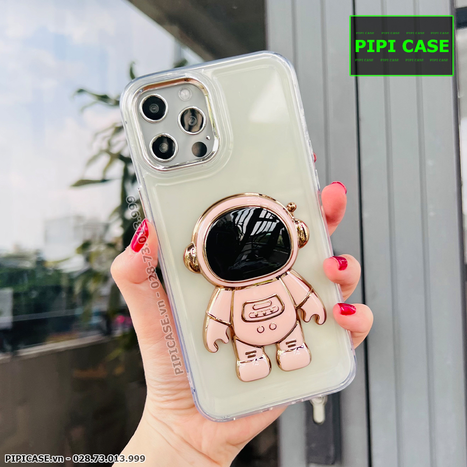 Ốp Lưng iPhone 12 Pro - Astronaut - Hồng