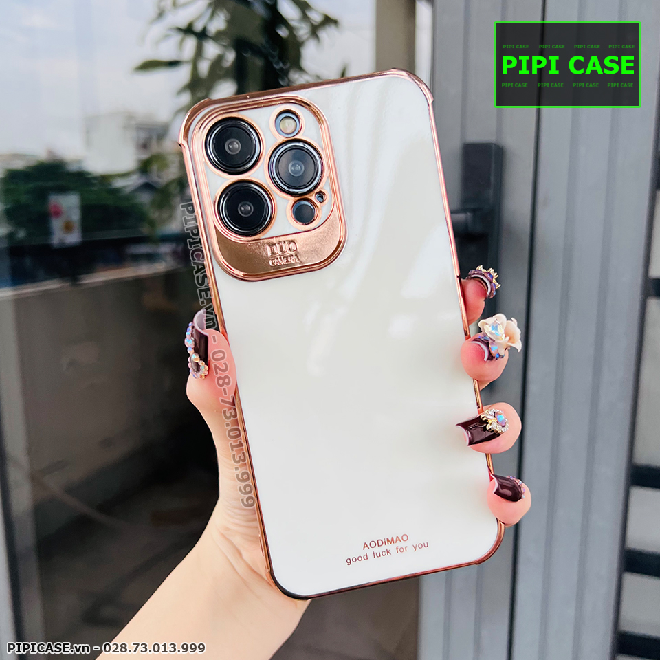 Ốp Lưng iPhone 14 Pro - Luxury - Trắng