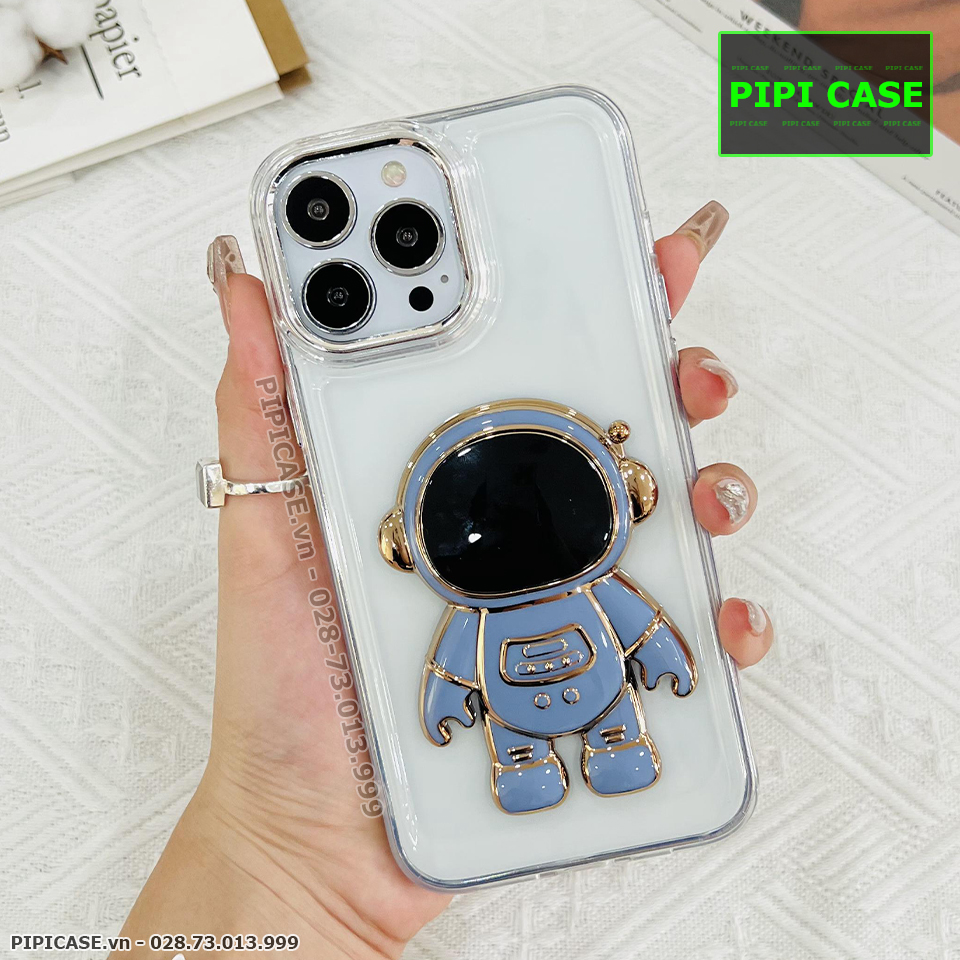 Ốp Lưng iPhone 13 Pro - Astronaut - Xanh Nhạt