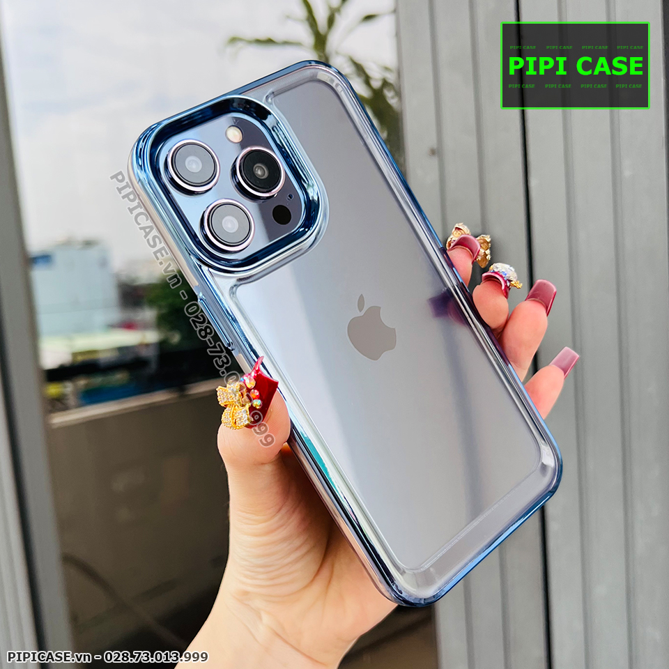 Ốp Lưng iPhone 14 Pro - Belvis - Xanh Dương