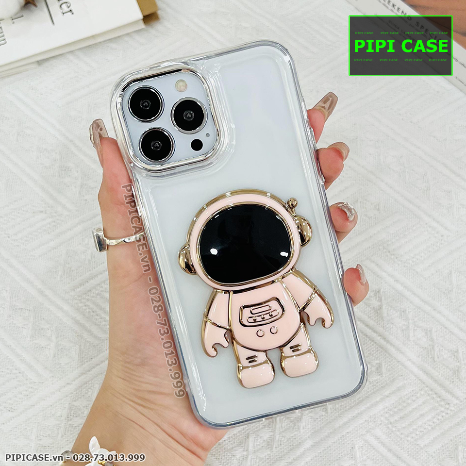 Ốp Lưng iPhone 13 Pro Max - Astronaut - Hồng