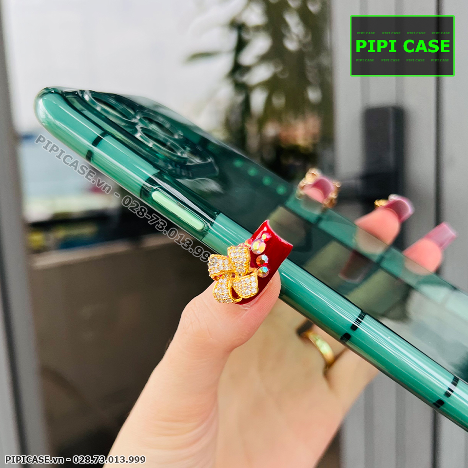 Ốp Lưng iPhone 14 Pro Max - Fiona - Xanh Rêu