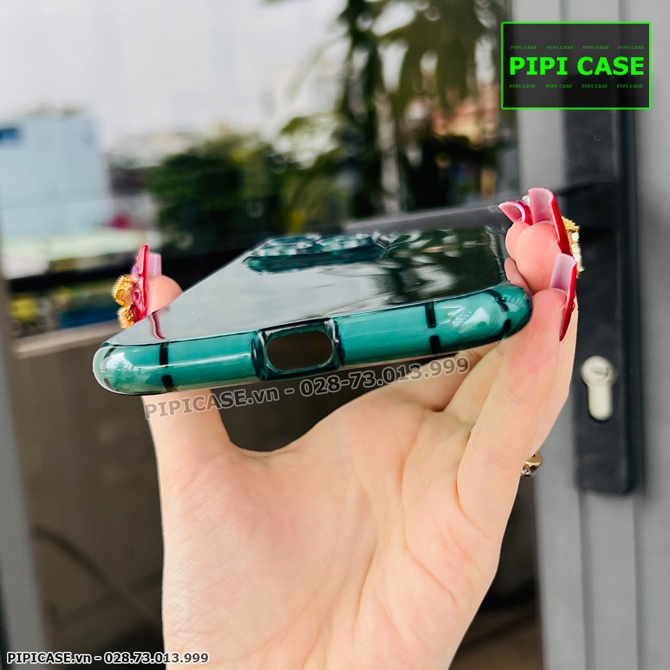Ốp Lưng iPhone 14 Pro Max - Fiona - Xanh Rêu