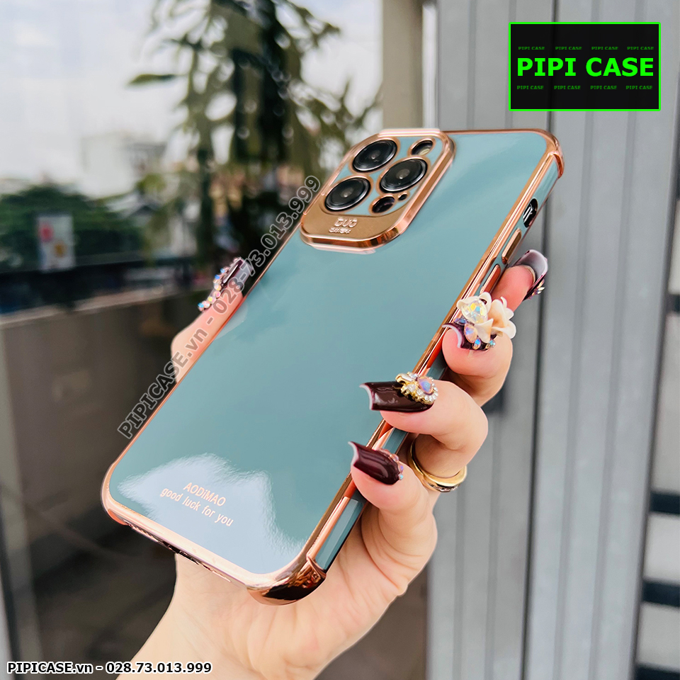 Ốp Lưng iPhone 14 Pro Max - Luxury - Xám