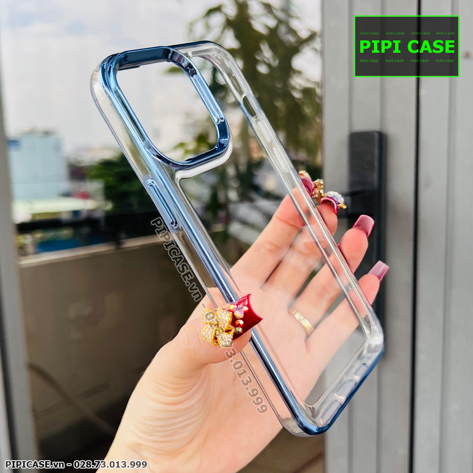 Ốp Lưng iPhone 14 Pro - Belvis - Xanh Dương