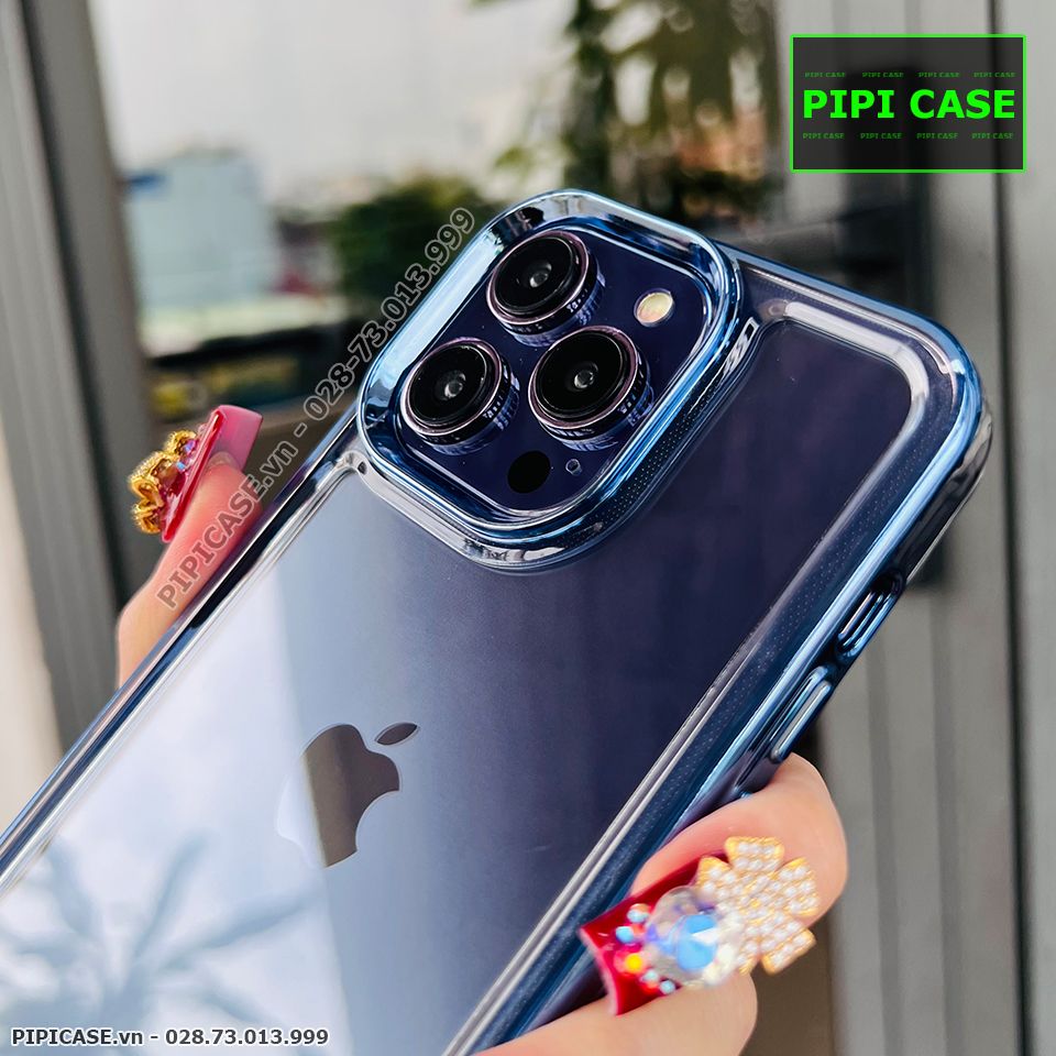 Ốp Lưng iPhone 14 Pro - Belvis - Xanh Dương