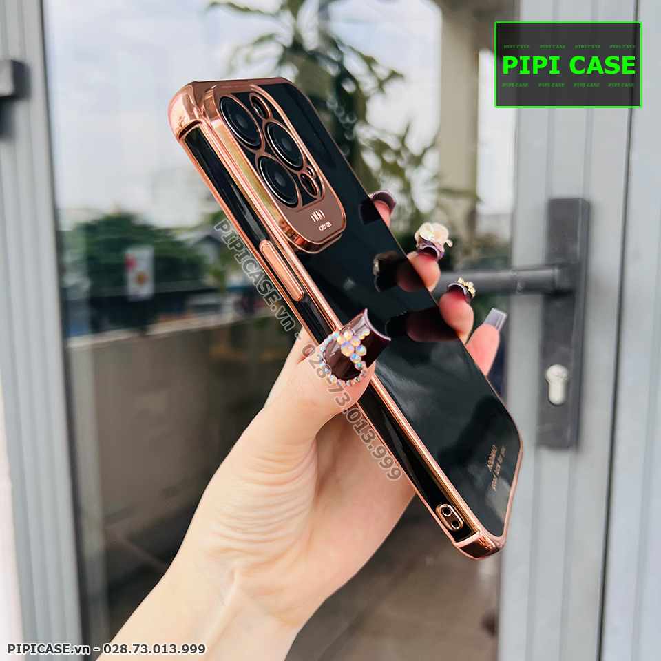 Ốp Lưng iPhone 14 Pro - Luxury - Đen