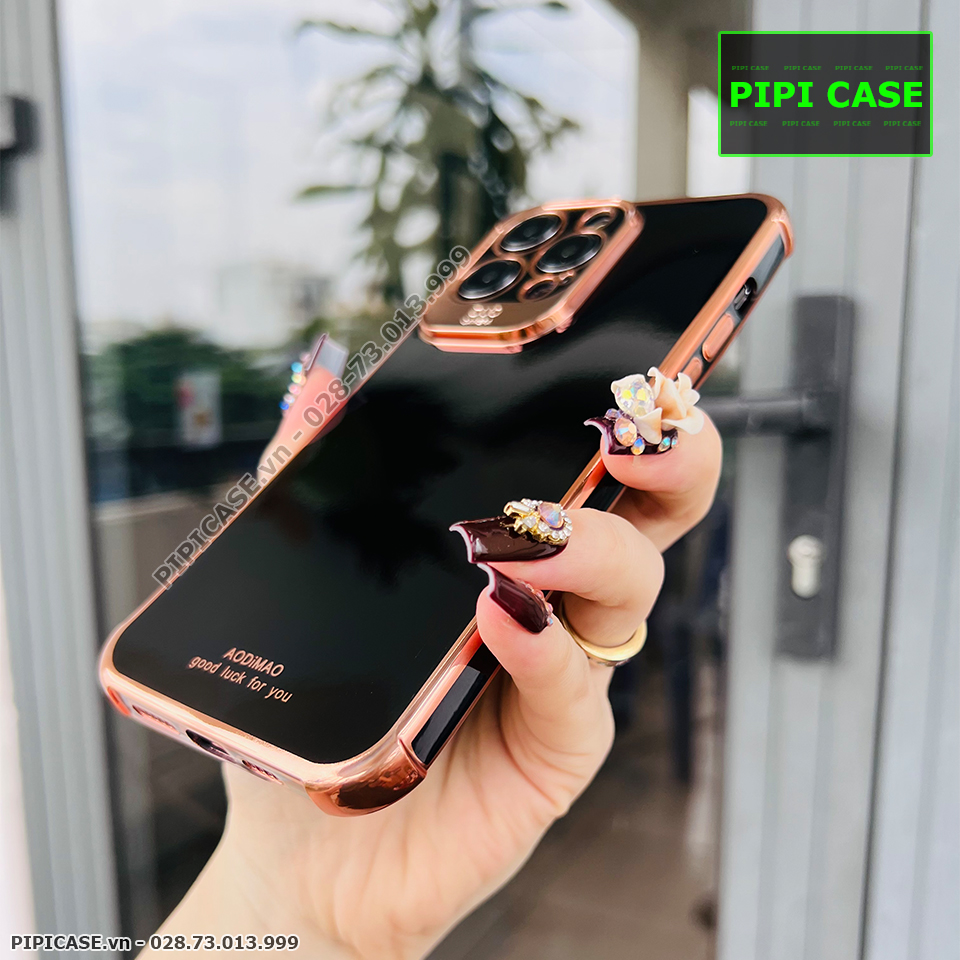 Ốp Lưng iPhone 14 Pro - Luxury - Đen