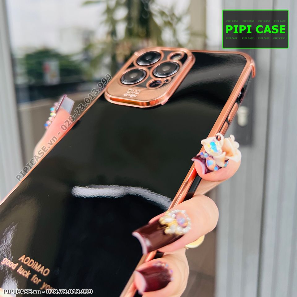 Ốp Lưng iPhone 14 Pro - Luxury - Đen