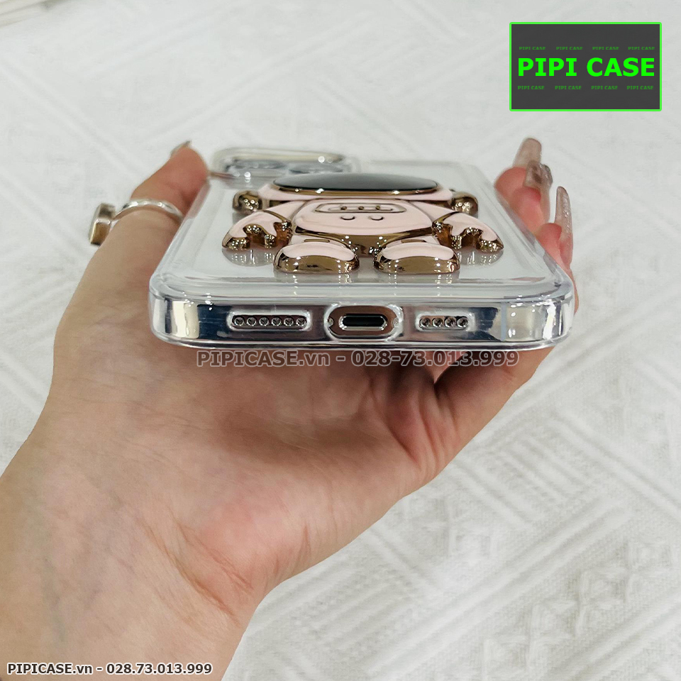 Ốp Lưng iPhone 13 Pro Max - Astronaut - Hồng
