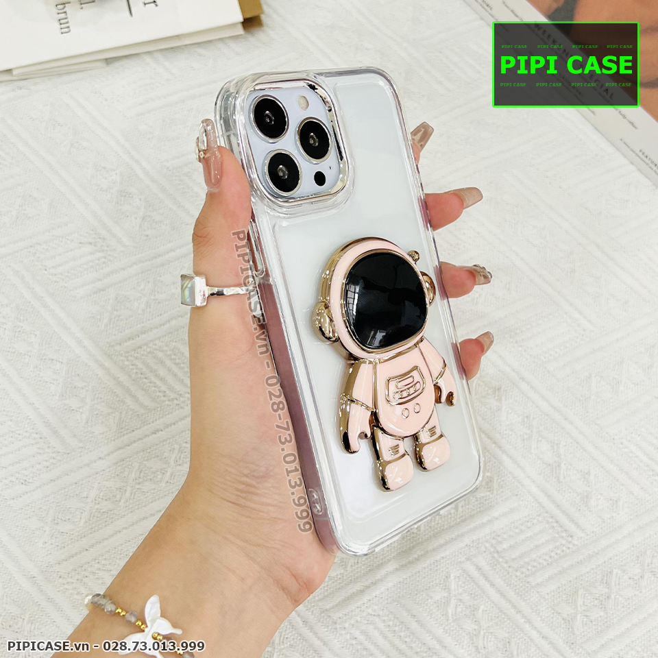 Ốp Lưng iPhone 13 Pro Max - Astronaut - Hồng