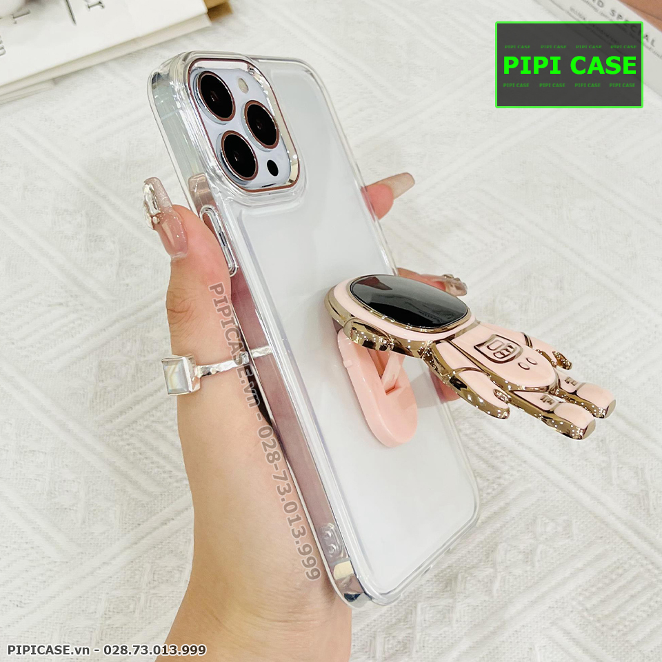 Ốp Lưng iPhone 13 Pro Max - Astronaut - Hồng