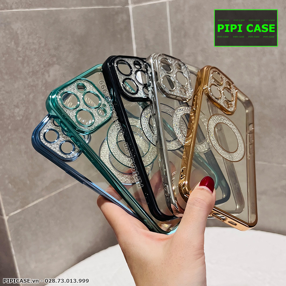 Ốp Lưng iPhone 13 Pro Max - Gemma - Bạc