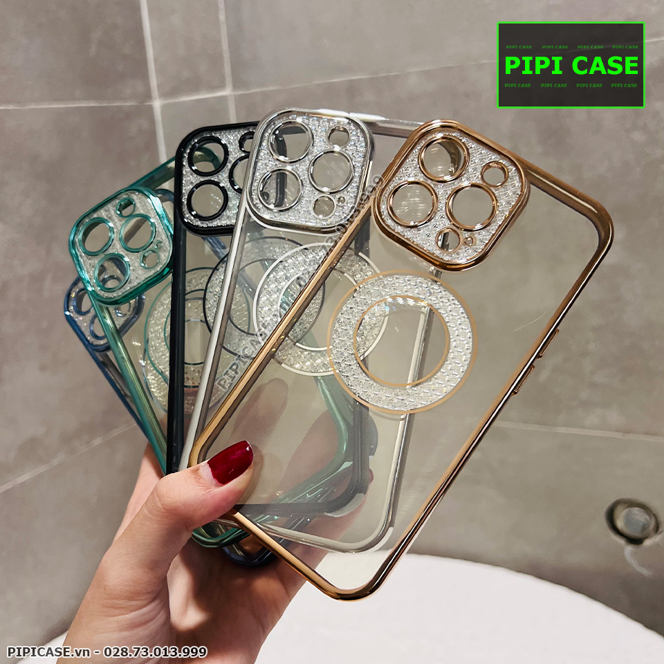 Ốp Lưng iPhone 13 Pro Max - Gemma - Bạc