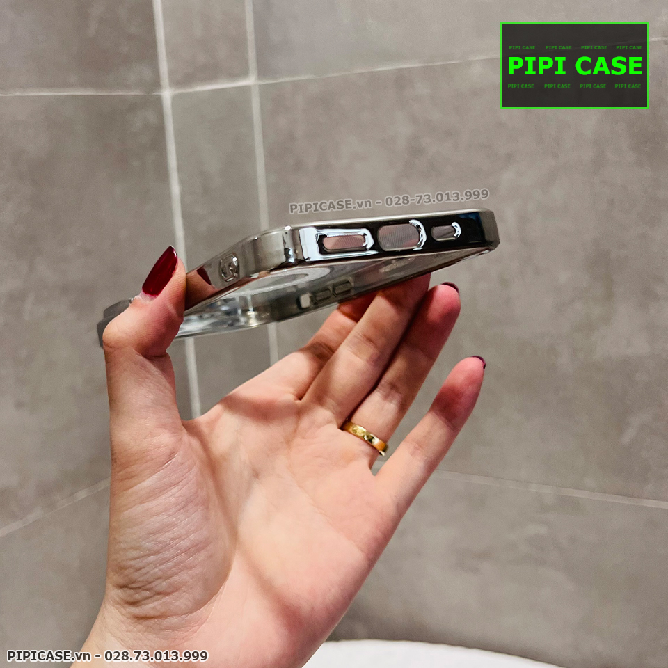 Ốp Lưng iPhone 13 Pro Max - Gemma - Bạc