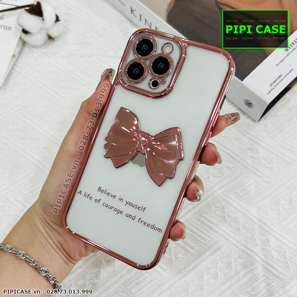 Ốp Lưng iPhone 13 Pro Max - Bling Bling - Hồng