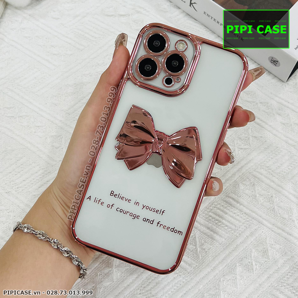 Ốp Lưng iPhone 13 Pro Max - Bling Bling - Hồng