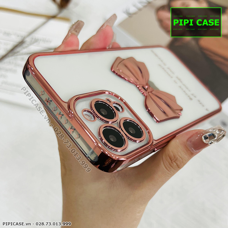 Ốp Lưng iPhone 13 Pro Max - Bling Bling - Hồng