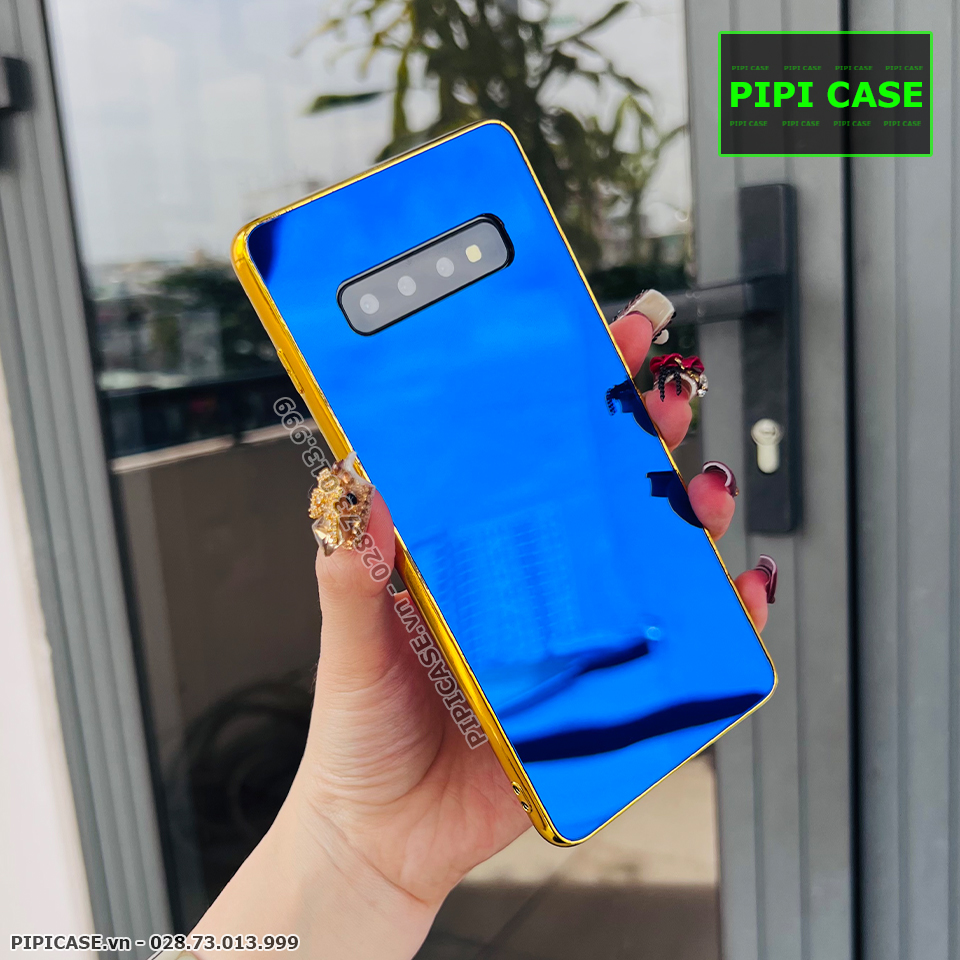 Ốp Lưng Samsung S10 Plus - Alana - Xanh