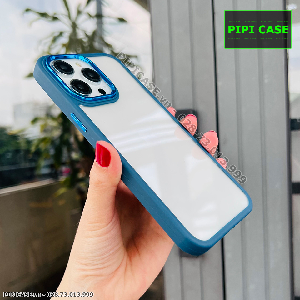 Ốp Lưng iPhone 14 Pro Max - Olwen - Xanh Dương