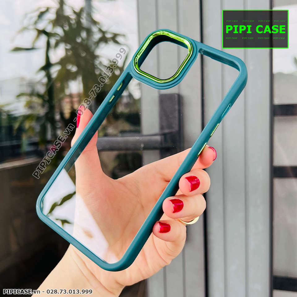 Ốp Lưng iPhone 14 Plus - Olwen - Xanh Rêu