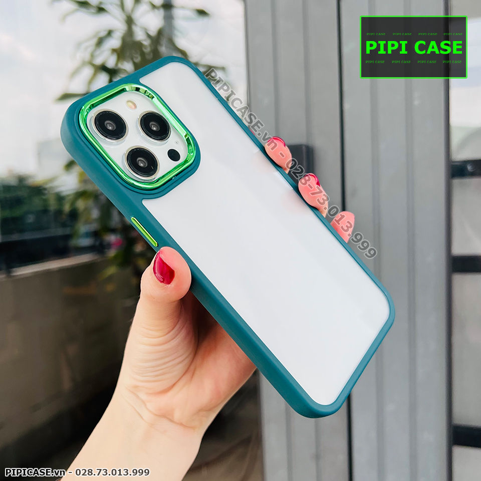Ốp Lưng iPhone 14 Pro Max - Olwen - Xanh Rêu