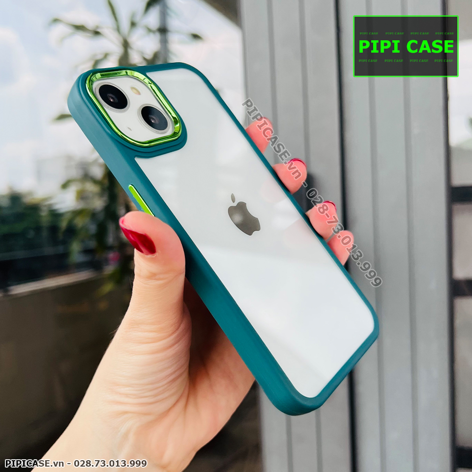 Ốp Lưng iPhone 14 - Olwen - Xanh Rêu