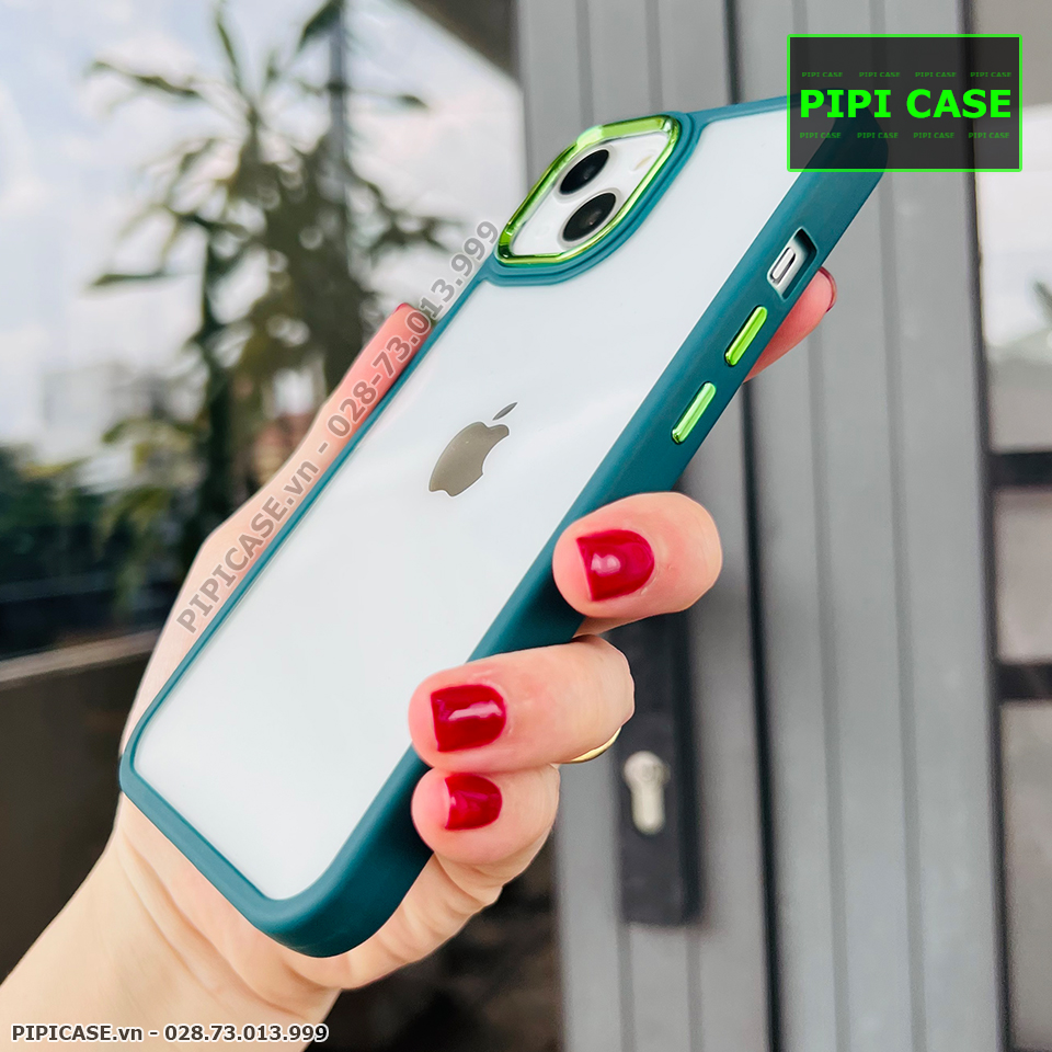 Ốp Lưng iPhone 14 Plus - Olwen - Xanh Rêu
